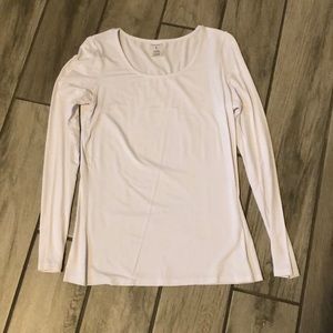 White long sleeved tee